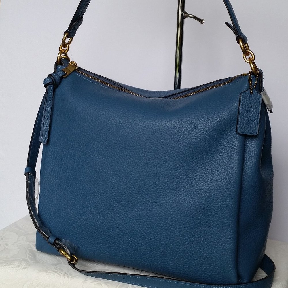COACH Shay Leather Shoulder Bag - Lake color >>SOLD OUT>> - Picture 2 of 14